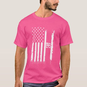 IE United States Distressed w US Flag T-Shirt