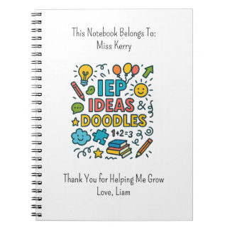 IEP Ideas, Doodles & Snacks | Inclusion Notebook
