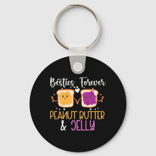 Ies Forever Girlfriend Friend Pea Butter Jelly Key Ring