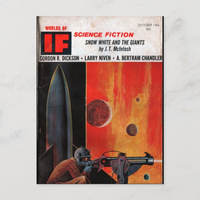 If - 1966-10_Pulp Art Postcard (Front)
