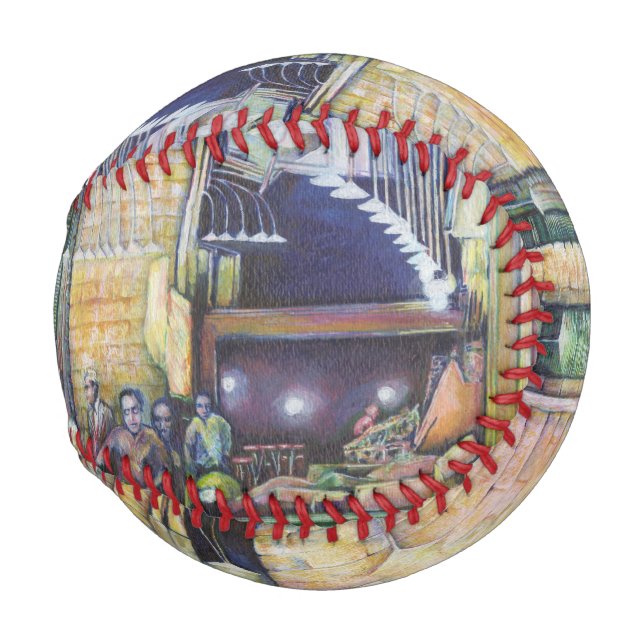 If Art Denies Form, Then Grace Will Furnish It Baseball (Back Left)