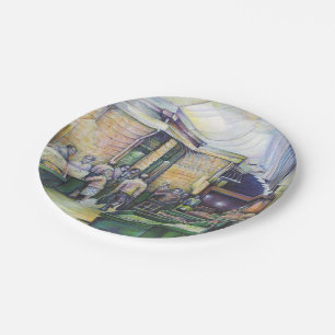 If Art Denies Form, Then Grace Will Furnish It Paper Plate