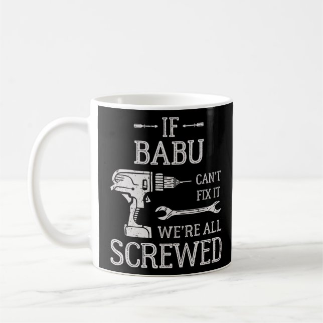 If Babu Can t Fix It  Swahili Grandpa  Coffee Mug (Left)