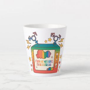 If Being Gay Was A Choice, I’d Be Gayer – Rainbow Latte Mug