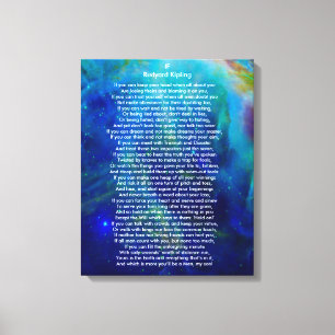 If by Rudyard Kipling on Orion Canvas Print