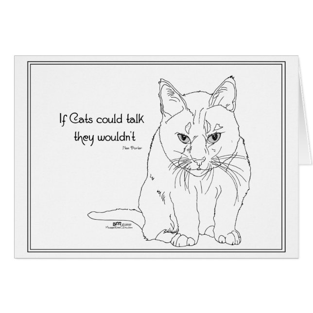 If Cats Could Talk (Front Horizontal)