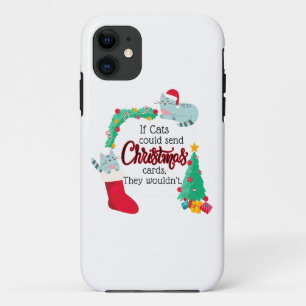 If Cats Would Send Christmas Cards, They Wouldn't Case-Mate iPhone Case