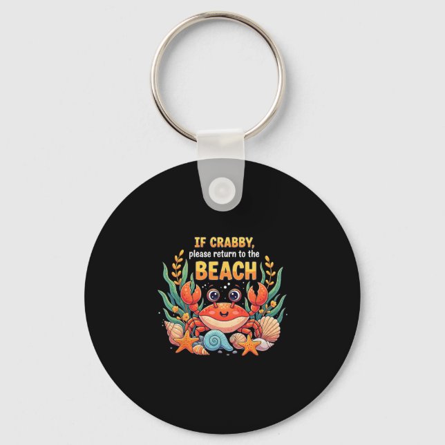 If Crab  Key Ring (Front)