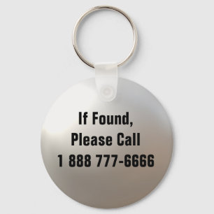 If Found, Call... Keychain