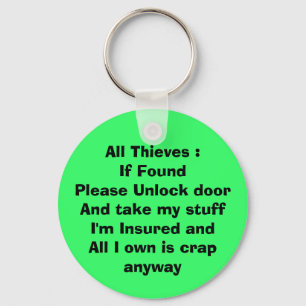 If Found Keychain