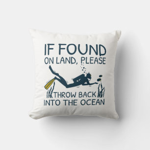 If Found On Land Cushion