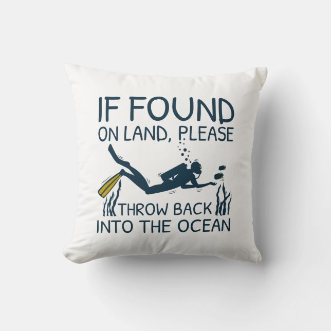 If Found On Land Cushion (Front)