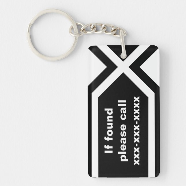 If found please call key ring (Front)