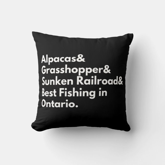 If found please return to Rice Lake Cushion (Front)