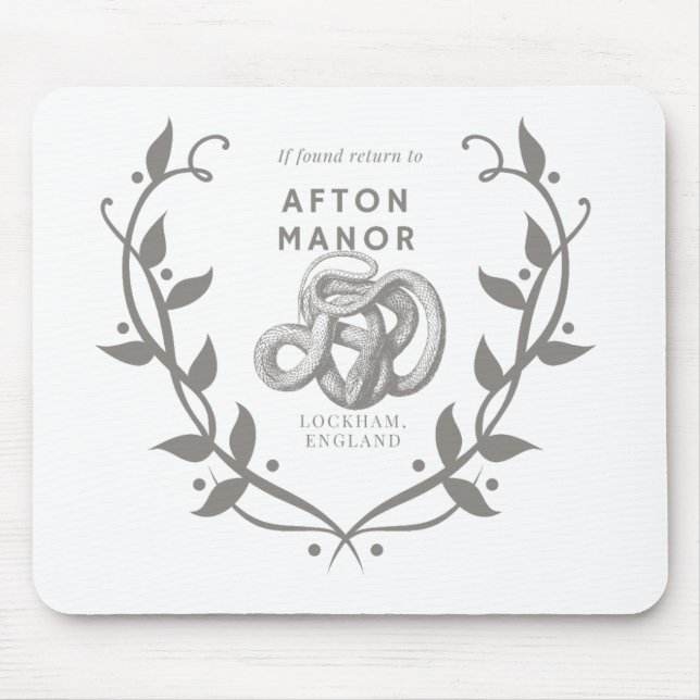 If Found return to Afton Manor Mouse Pad (Front)