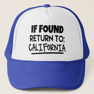If Found, Return to California Hat