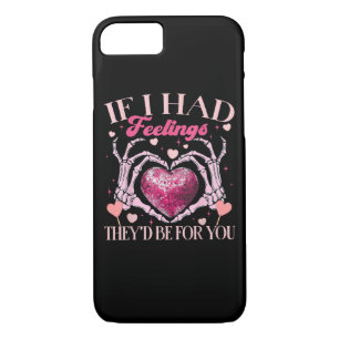 If Had Feelings They’d For Skeleton Hand Heart Case-Mate iPhone Case