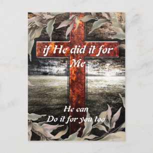 If He Did it For Me Postcard