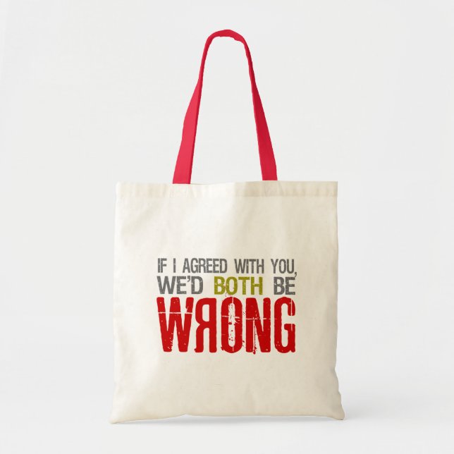 If I agreed ... bag - choose style (Front)