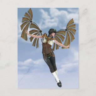 If I Could Fly Postcard