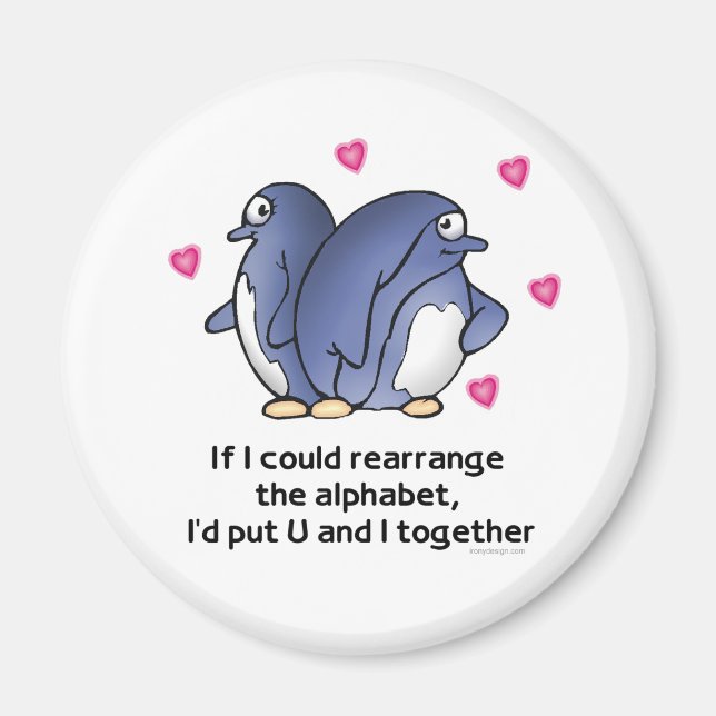 If I could rearrage the Alphabet... Magnet (Front)