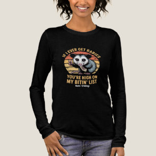 If I Ever Get Rabies You Are High On My Biting Li Tri-Blend Shirt