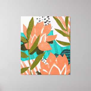 If I had a flower for every time I think about you Canvas Print