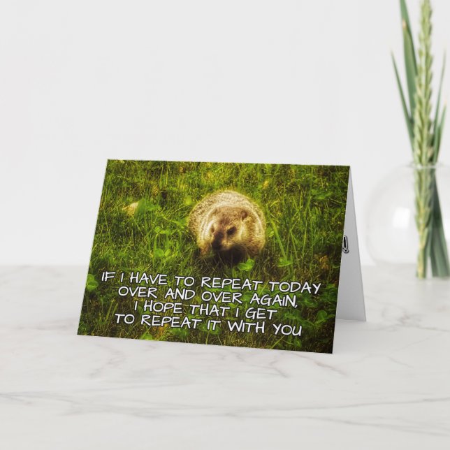 If I have to repeat today over and over again card (Front)