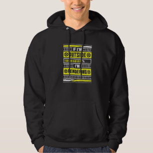 If I'm Outside I'm Rendering Video Editor Hoodie