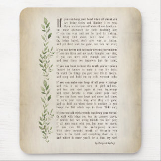 IF, Inspired poem of Rudyard Kipling Mouse Pad