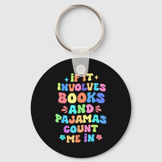 If involves books and pyjamas count in reading key ring (Front)