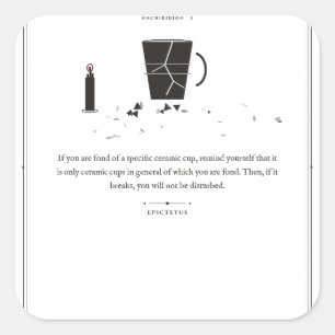 If It Breaks — Epictetus Enchiridion 3 Sticker