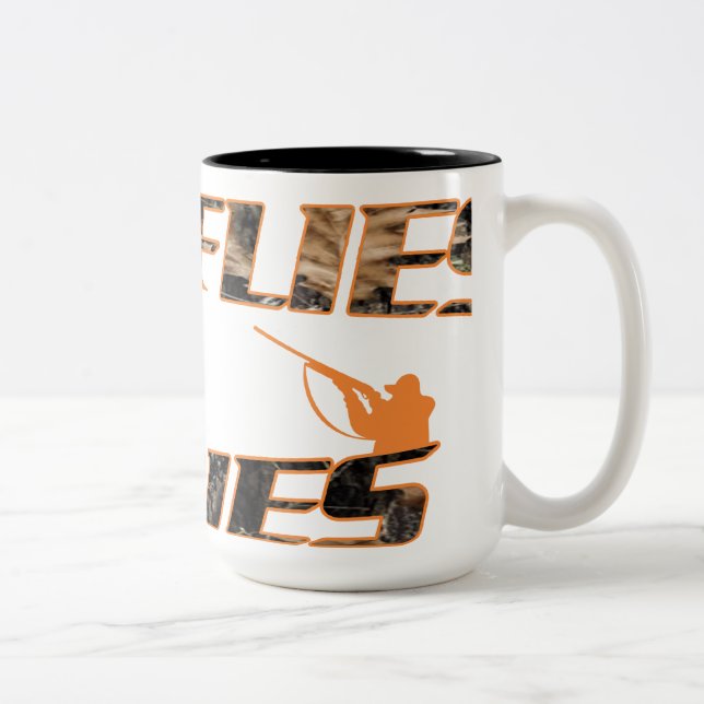 If it Flies it Dies Two-Tone Coffee Mug (Right)