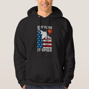 If It Flies It Spies Fighter Airplane Plane Aircra Hoodie