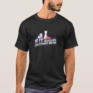 If It Involves Board Games I Meeple Person Board G T-Shirt
