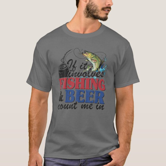 If It Involves Fishing T-Shirt (Front)