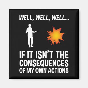 If It Isn't The Consequences Of My Own Actions Magnet
