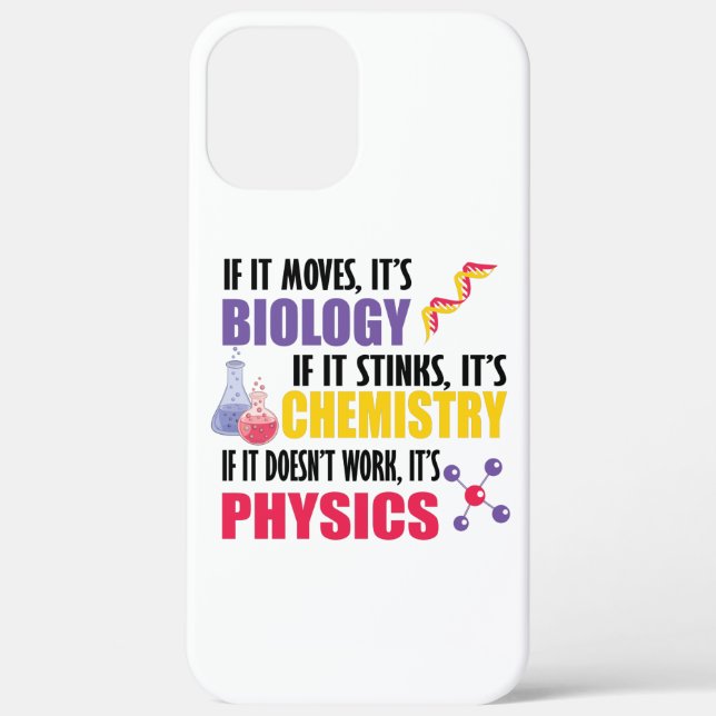 If It Moves It's Biology Case-Mate iPhone Case (Back)
