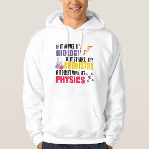 If It Moves It's Biology Hoodie