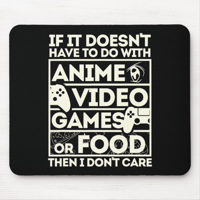 If It’s Not Anime  Mouse Pad (Front)