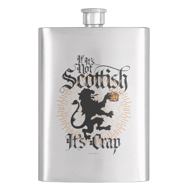 If It’s Not Scottish Hip Flask (Front)