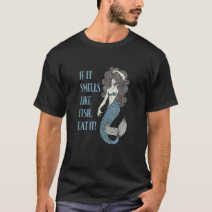 If It Smells Like Fish Eat It Funny Fisherman Boat T-Shirt