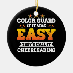 If It Was Easy They_d Call It Cheerleading Colour  Ceramic Tree Decoration
