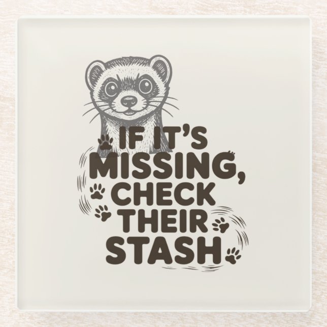 If its missing, check their stash glass coaster (Front)