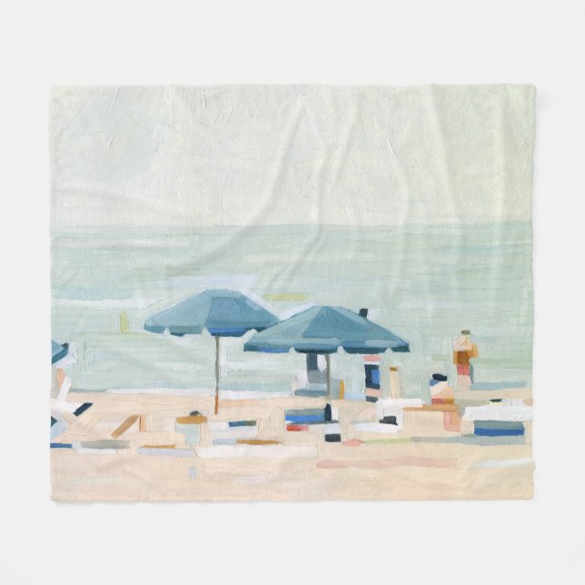 If It's the Beaches Fleece Blanket (Front (Horizontal))