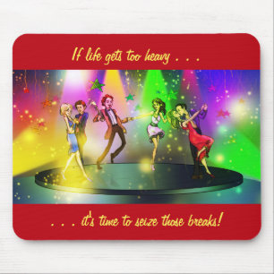 If life gets too heavy Inspirational Mousepad (1)