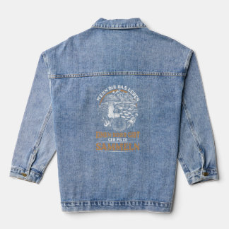 If Life Gives You A Basket Go Mushrooms Collect  Denim Jacket