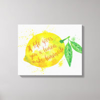 If Life Gives You A Lemon, Make Lemonade