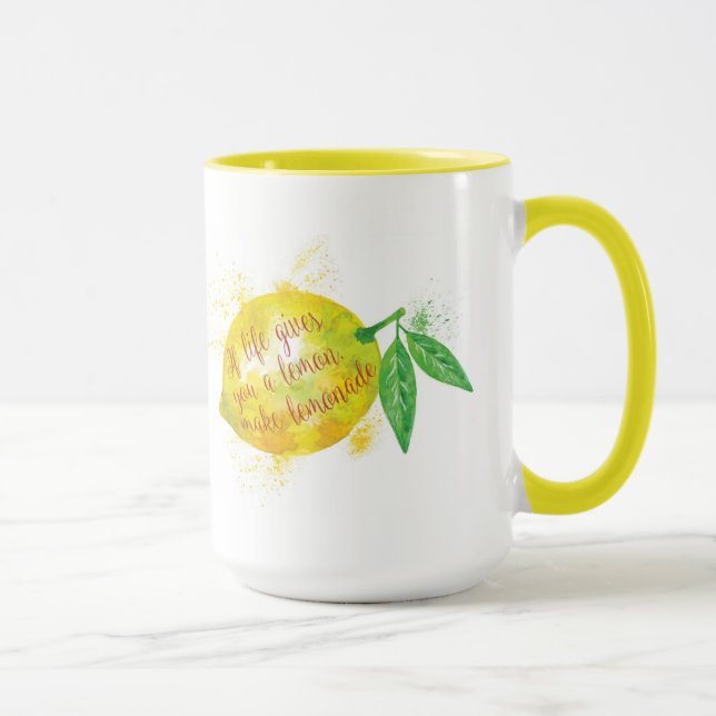 If Life Gives You A Lemon, Make Lemonade Mug (Right)