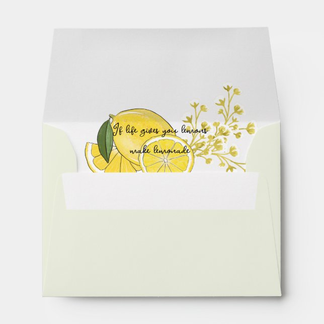 If Life Gives You Lemons Envelope (Back (Bottom))
